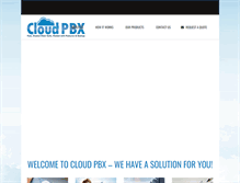 Tablet Screenshot of cloudpbx.co.za