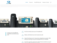 Tablet Screenshot of cloudpbx.com.au